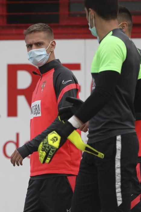 Entrenamiento del Sporting