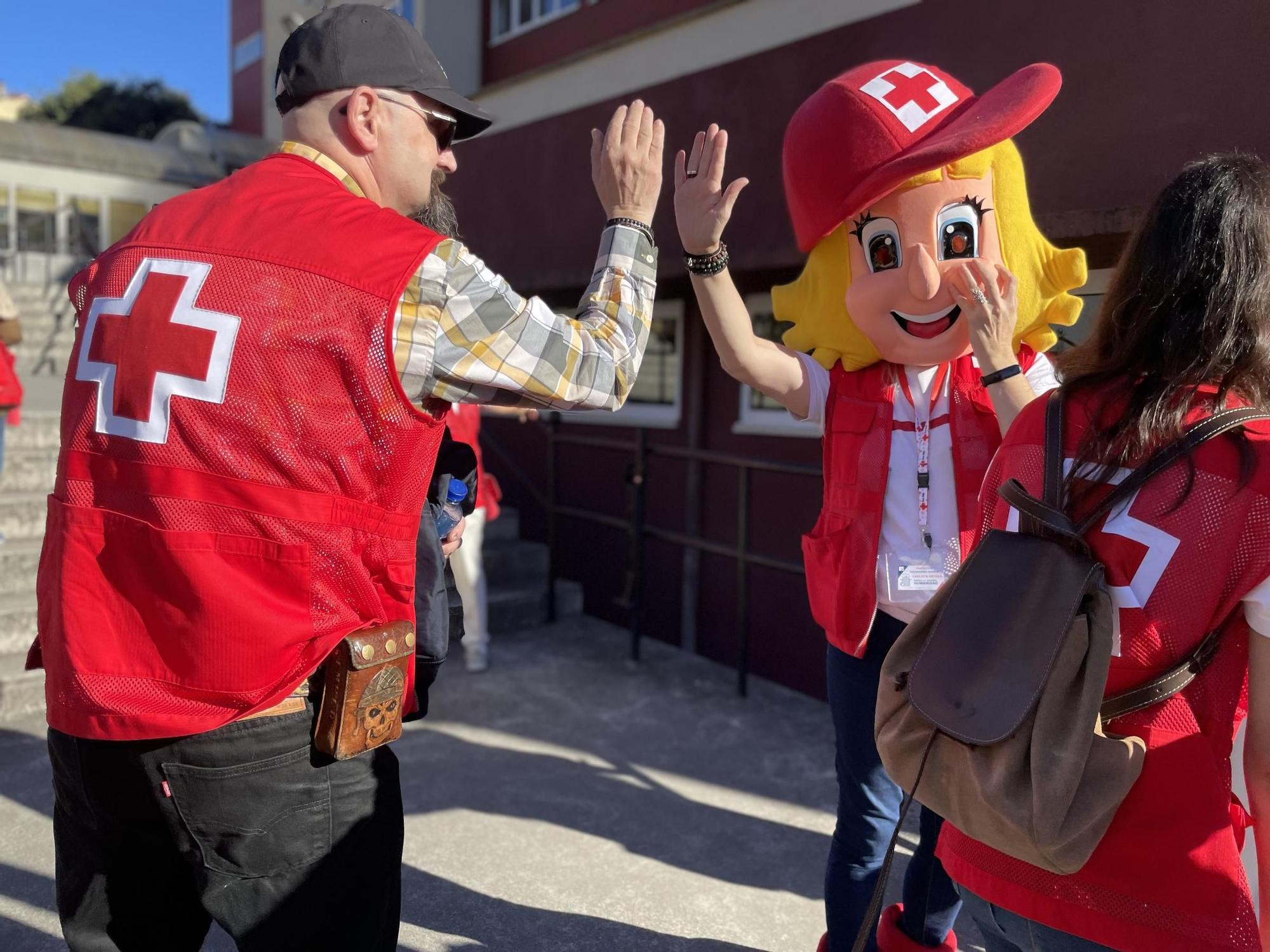 Encuentro de 200 voluntarios de Cruz Roja en Langreo