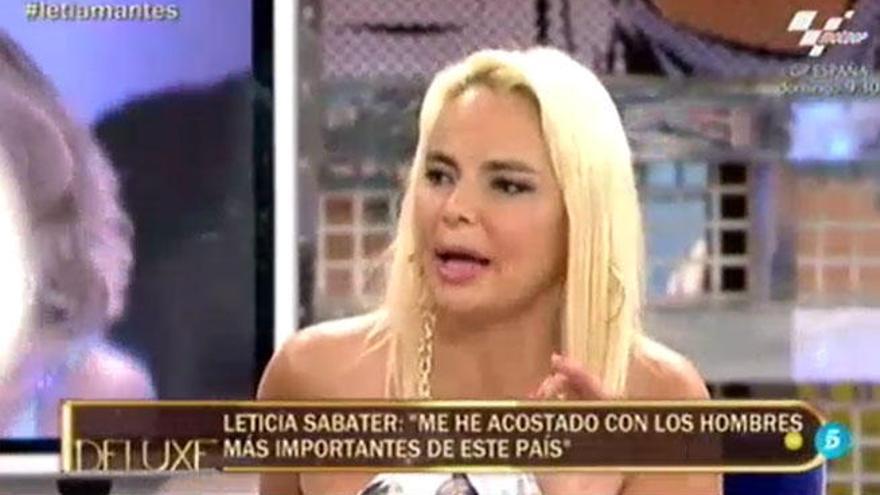 Leticia Sabater en el &#039;Deluxe&#039;.