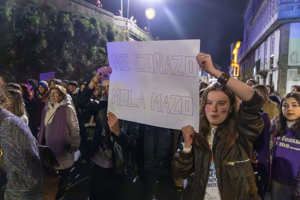 Un grito pola igualdade. 8M en Santiago