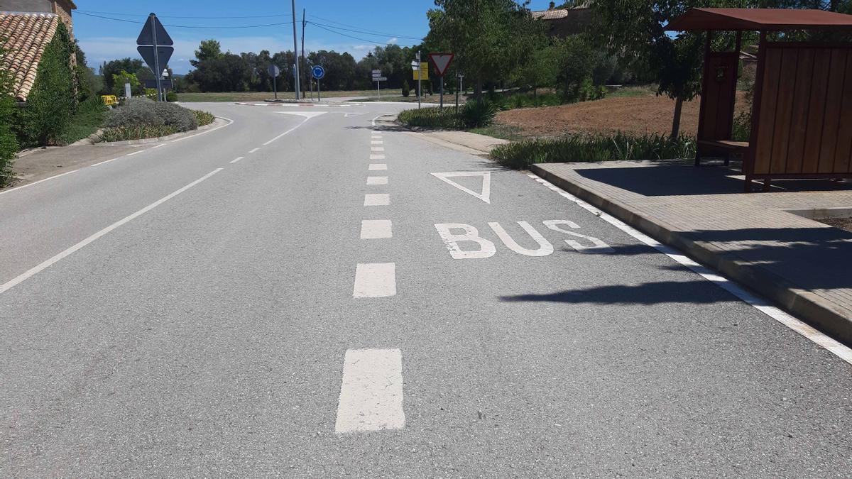 Una de les actuacions millorarà la connexió de diversos espais del nucli de Santa Sussana amb les parades d'autobús de la zona