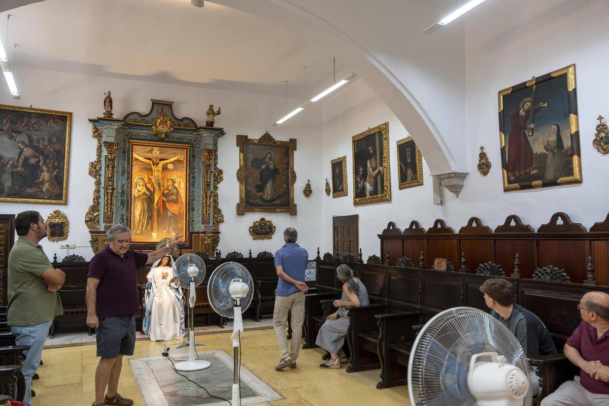 Fotogalería | Visita al convento de Santa Ana