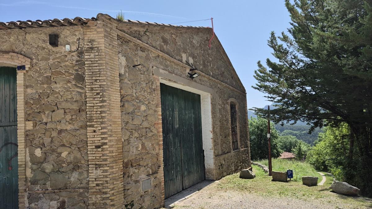 Detall d'una de les façanes de l'immoble