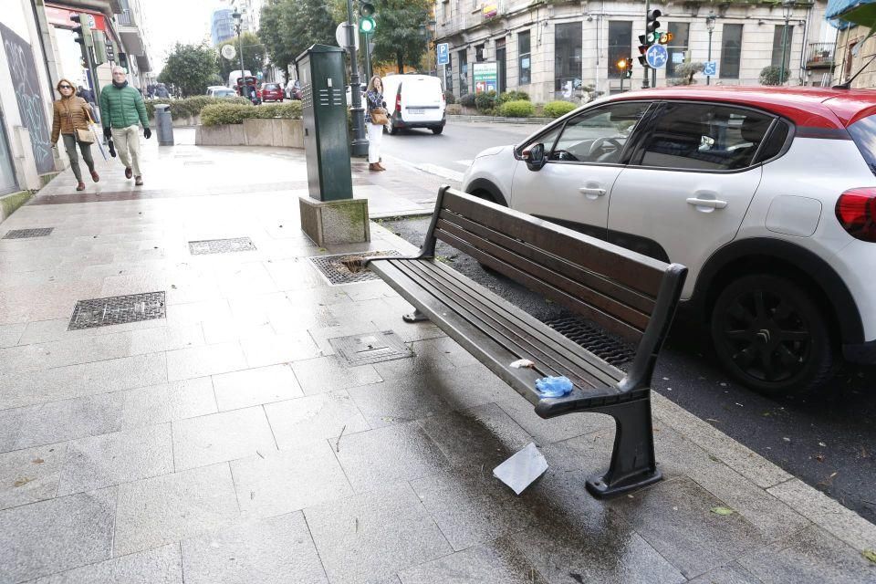 Herida grave tras ser apuñalada en Vigo. // R. Grobas