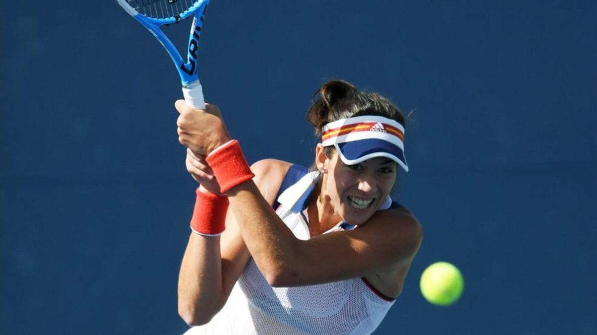 muguruza se siente muy feliz con su progresión