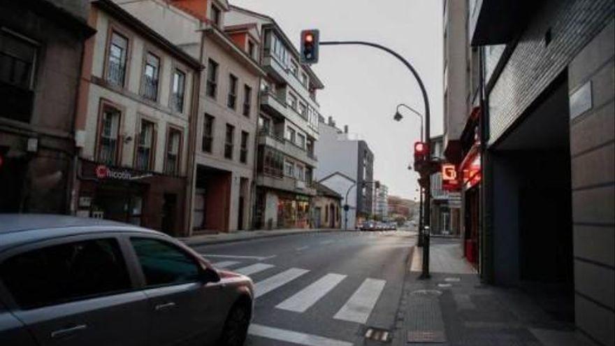 La avenida de Eysines en Piedras Blancas.