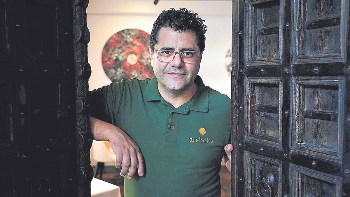Antonio Fernández, gerente del restaurante Araboka.