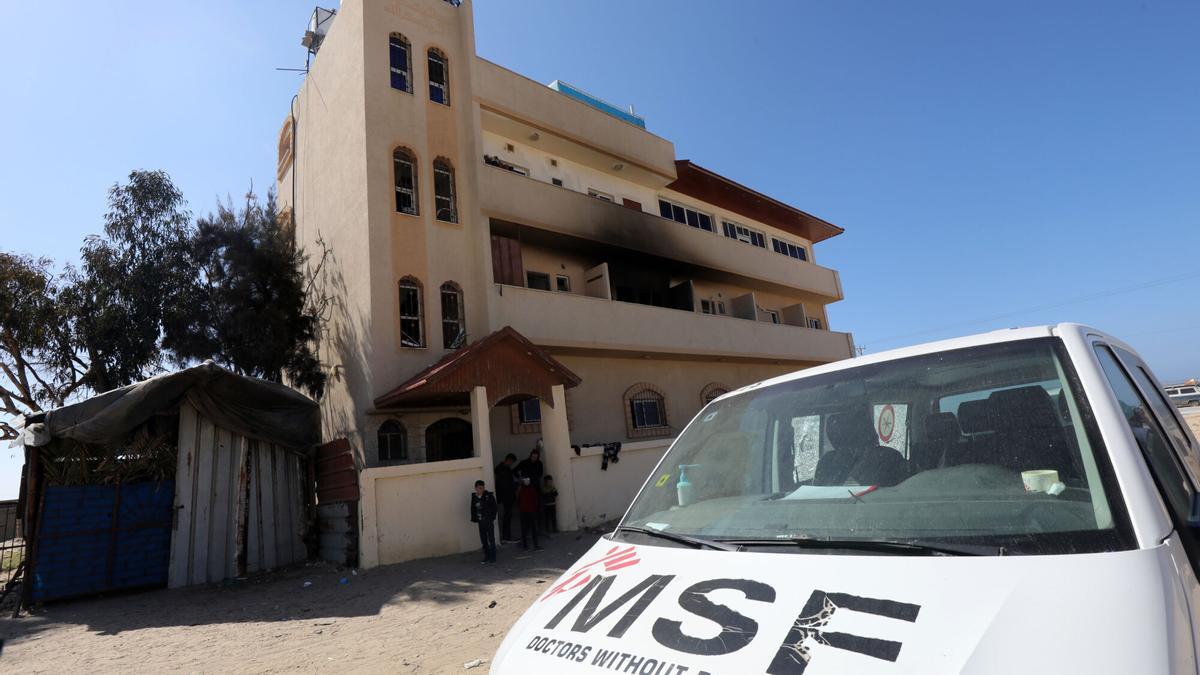 Un vehículo de MSF en Jan Yunis, en una imagen de archivo.
Press/Contacto/Naaman Omar