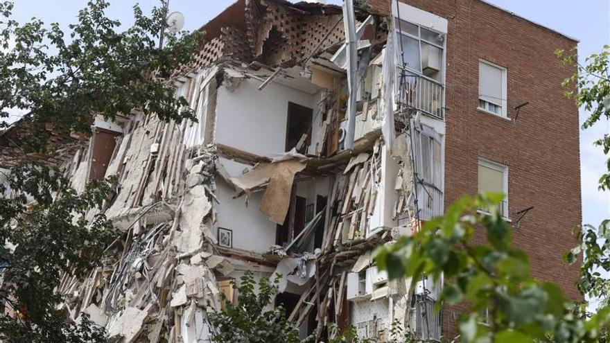 Varias familias del barrio de Carabanchel pierden su hogar tras derrumbarse parte de un edificio