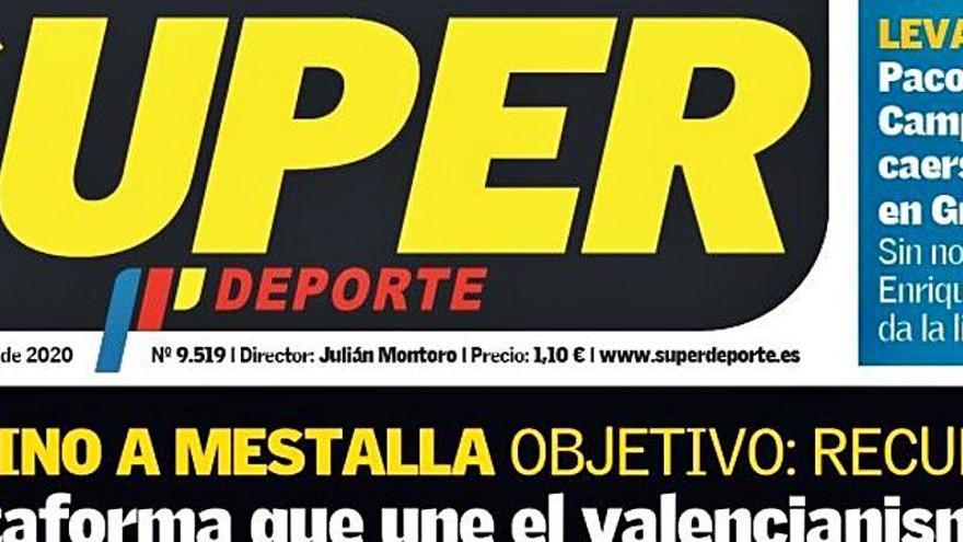 Esta es la portada de SUPER de este miércoles