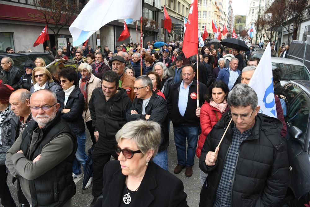 Manifestación de pensionistas en A Coruña