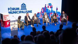 Algunos de los ponentes del I Fòrum Municipalisme