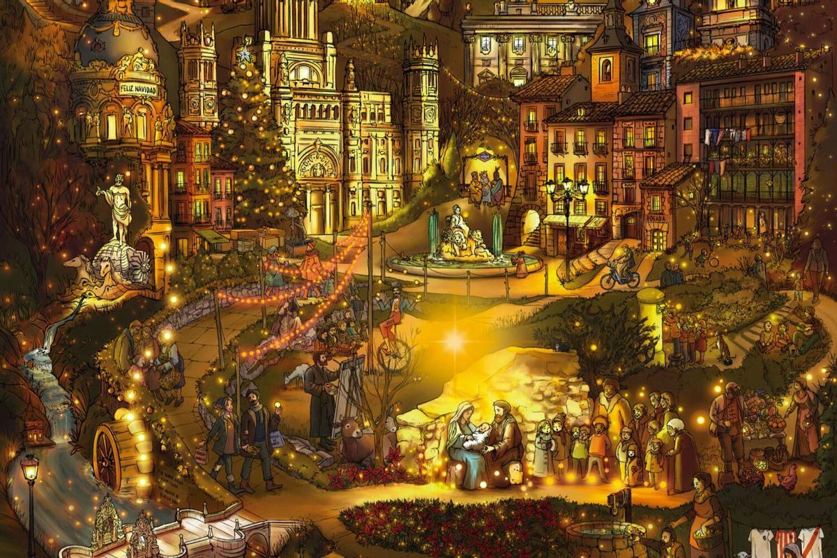 Cartel de Navidad 2025 de Madrid.