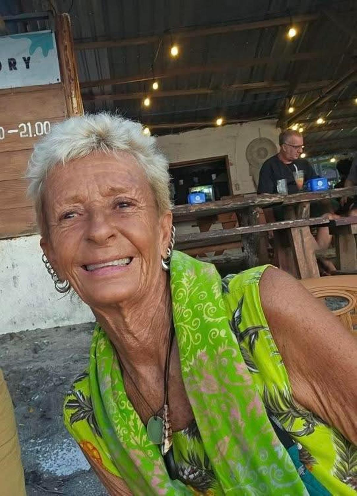 Matilde Muñoz, la vecina de Palma desaparecida en Indonesia desde el 1 de julio.