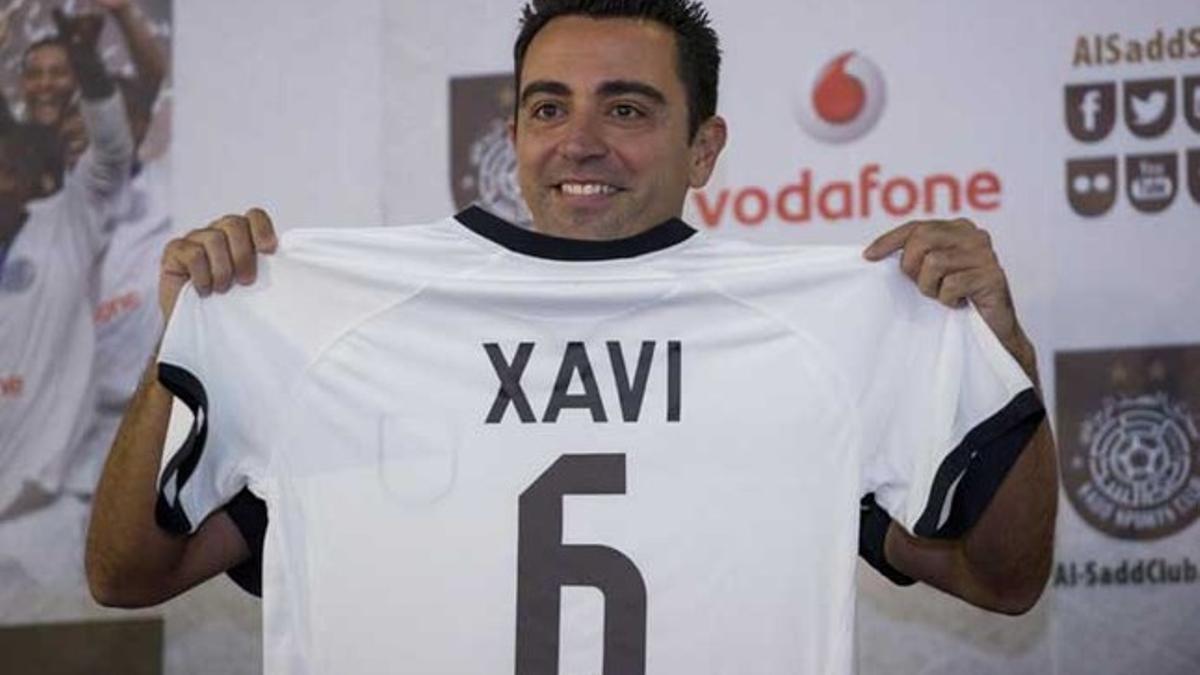 Xavi ya sabe lo que se marcar con la camiseta del Al-Sadd