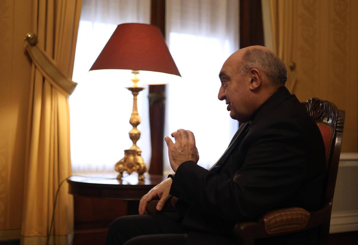 Enrique Benavent, durante la entrevista