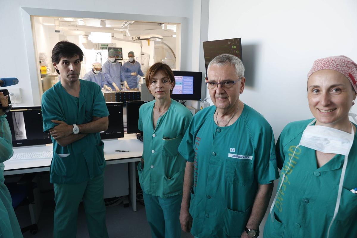 El servicio de Angiología y Cirugía Vascular ya ha realizado dos intervenciones con este procedimiento.