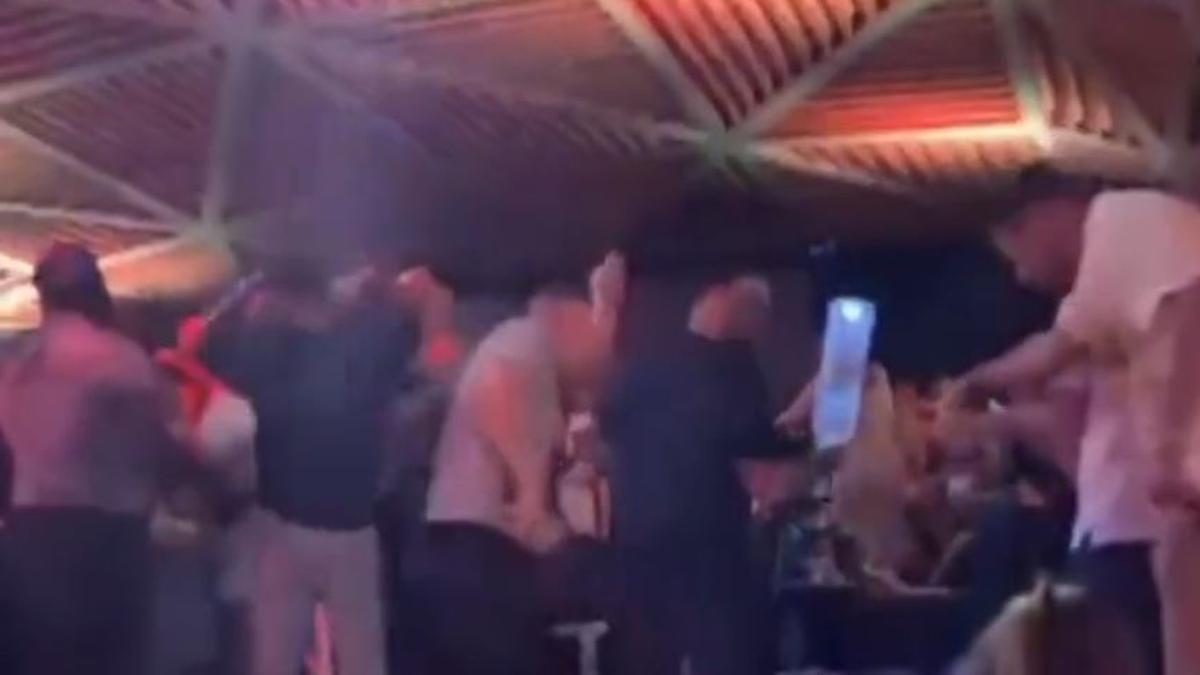 Momento de un vídeo grabado cuando se produjo el tiroteo en la discoteca Opium.