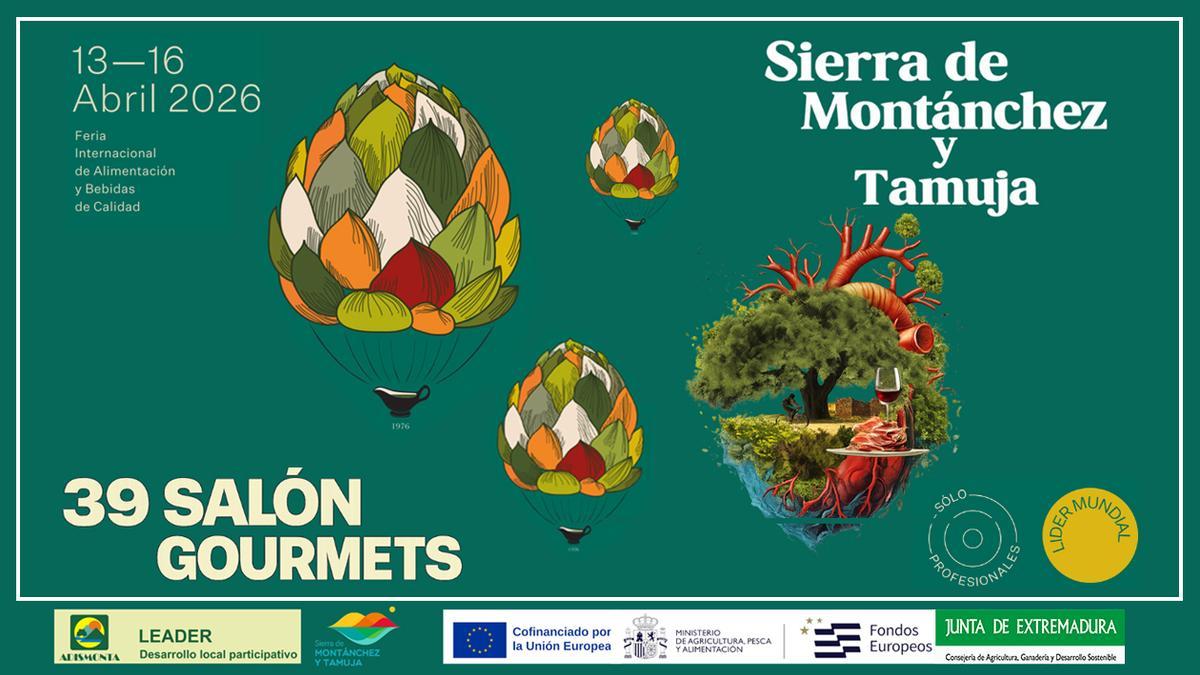 Sierra de Montámchez y Tamuja en 39ª edición del Salón Gourmets.