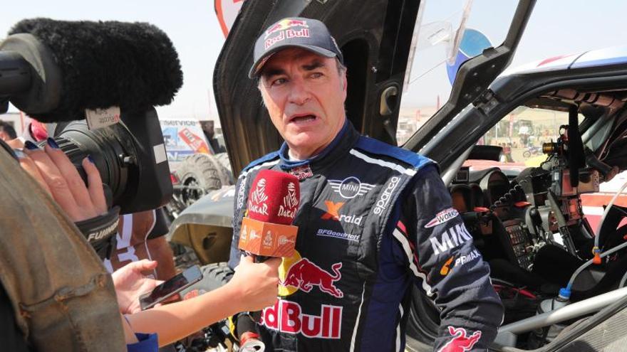 Carlos Sainz en el Rally Dakar 2019.