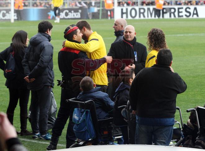 Puertas abiertas en el entrenamiento del Barça en el Miniestadi