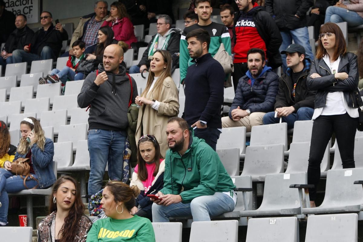 La afición cordobesista en el partido contra el Mallorca