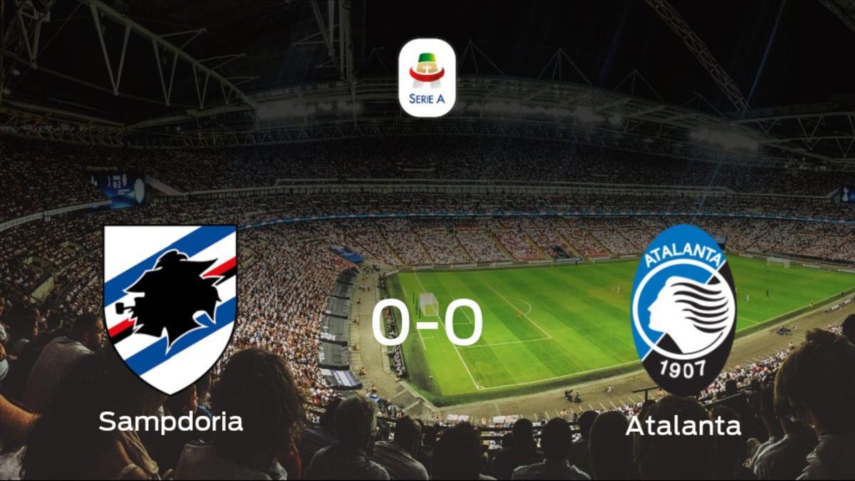 El Atalanta saca un punto a la Sampdoria a domicilio (0-0)