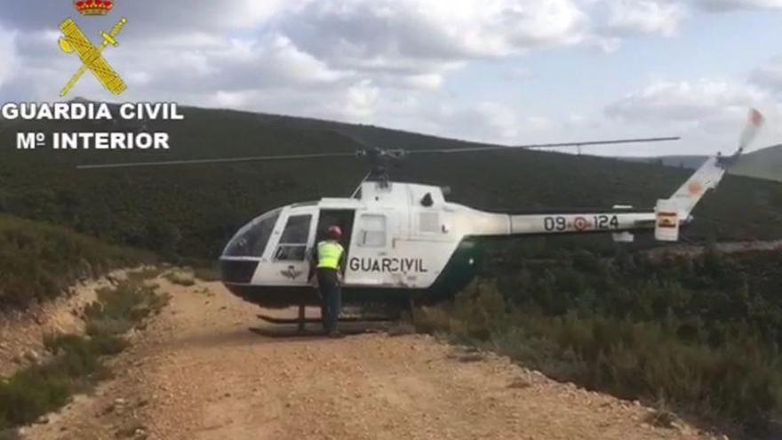 Rescate del ciclista en León