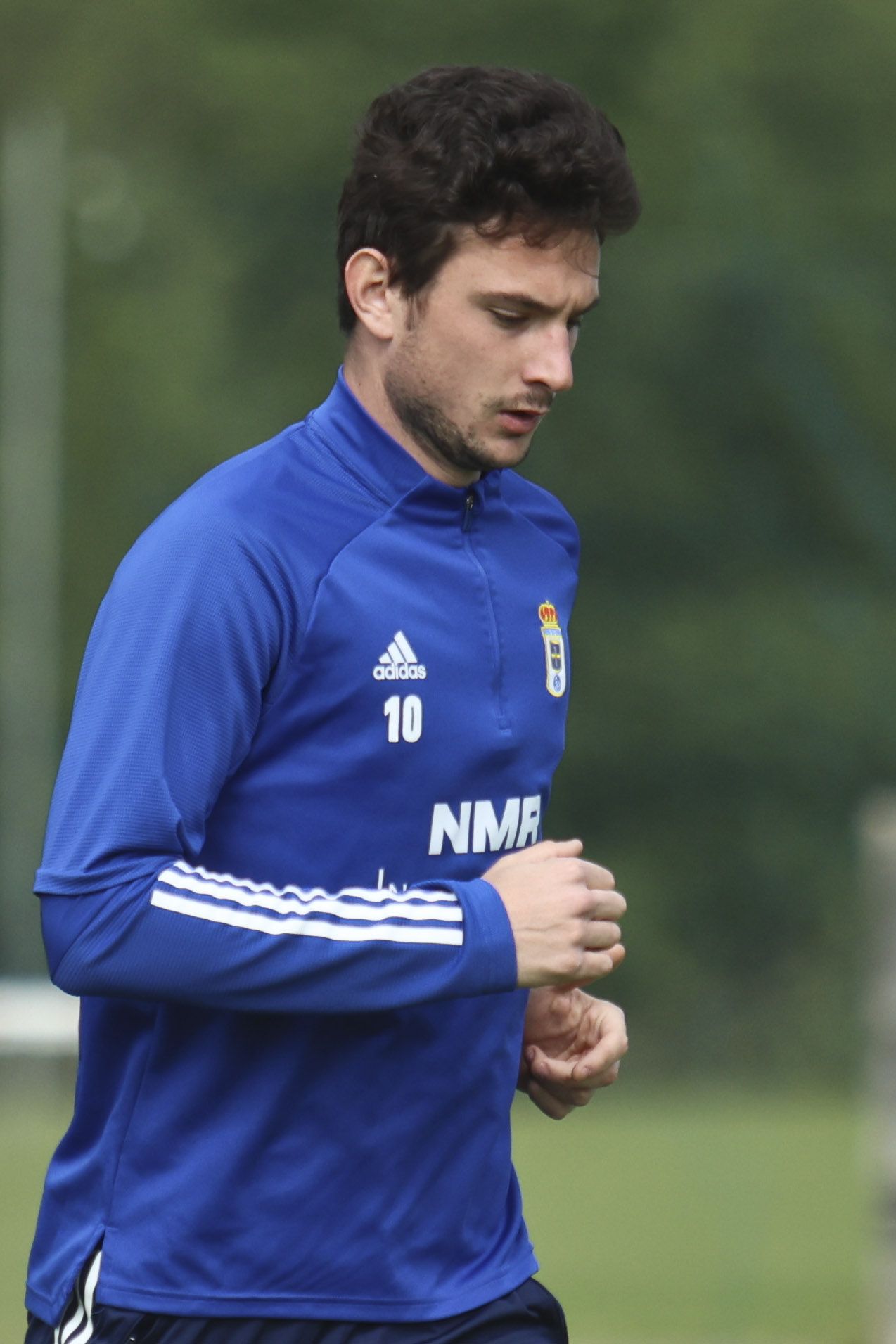 El entrenamiento del Oviedo tras perder en Girona