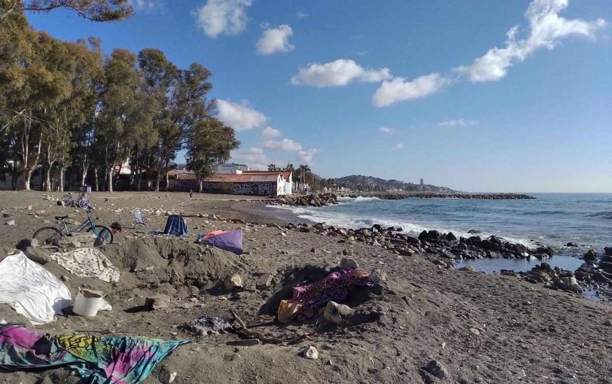 Playa de Poniente Baños del Carmen, en una imagen de archivo. | ALFONSO VÁZQUEZ