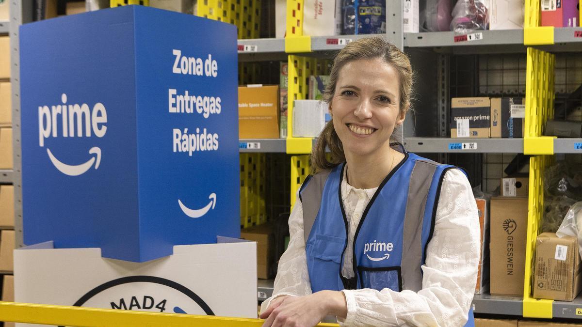 Eva Morales, responsable de calidad y experiencia de entrega de Amazon Europa.
