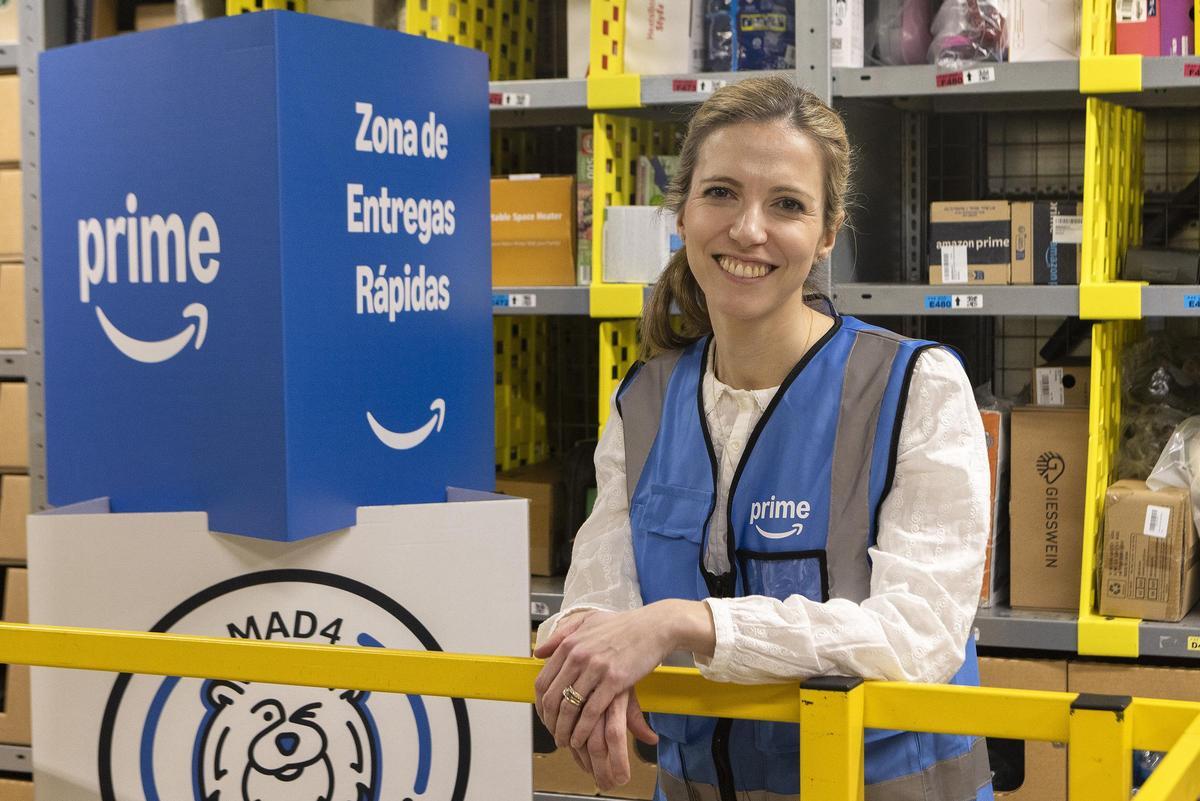 Eva Morales, responsable de calidad y experiencia de entrega de Amazon Europa.
