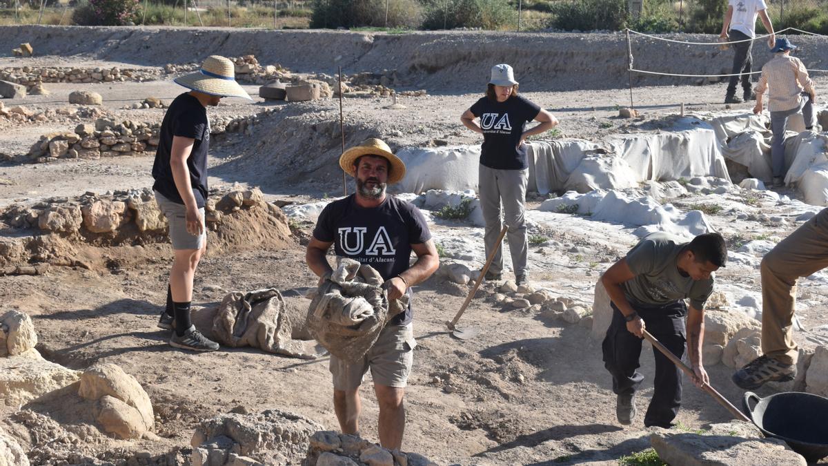 Imagen de las excavaciones que se están realizando.