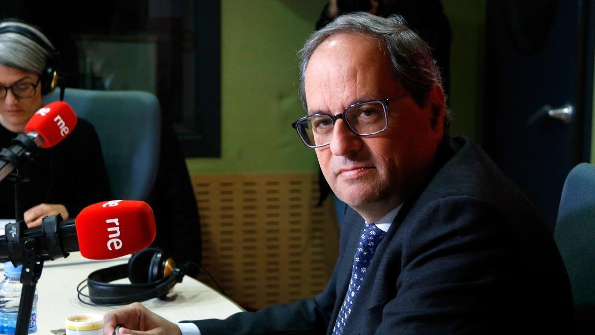 Torra, a Pascal: "Catalunya se dirige desde la Generalitat y no desde Waterloo"