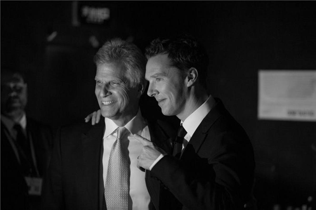 Premios Laureus 2015, Benedict Cumberbatch en el backstage