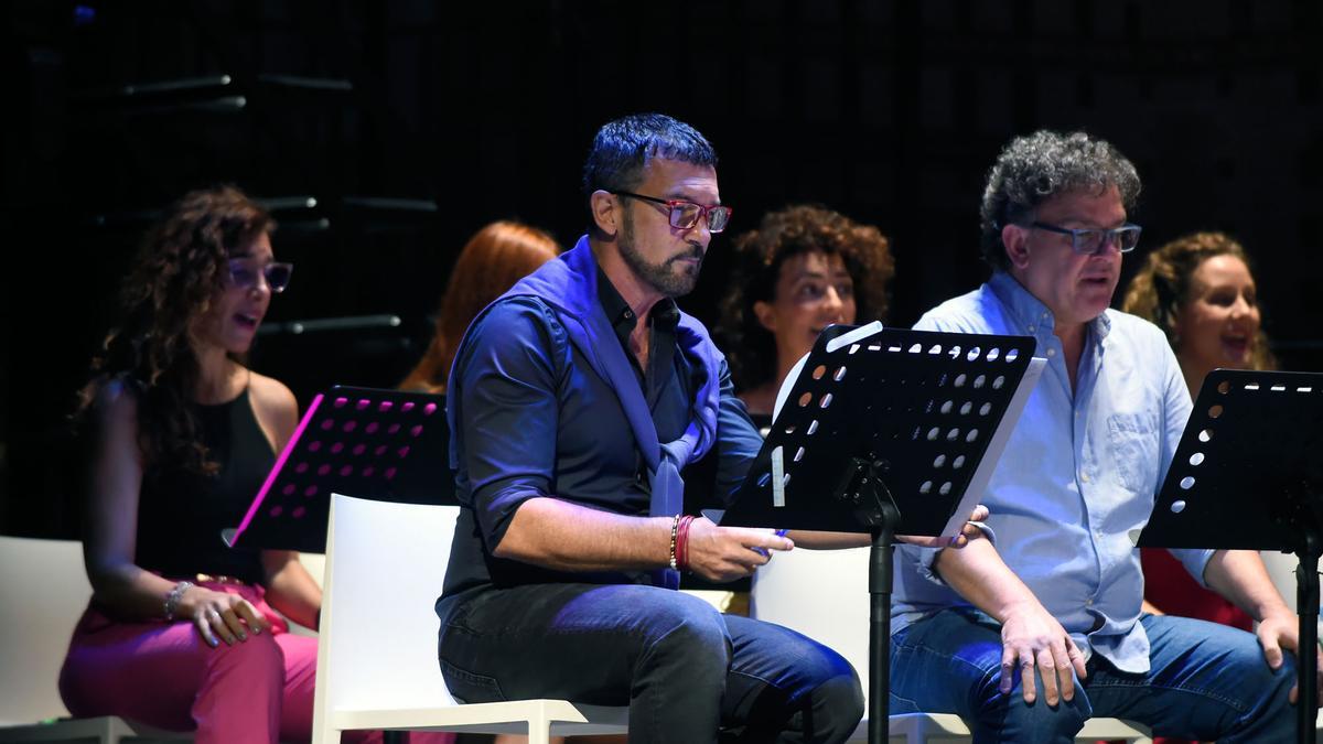 Antonio Banderas presenta el musical 'Company' en el Teatro Soho CaixaBank