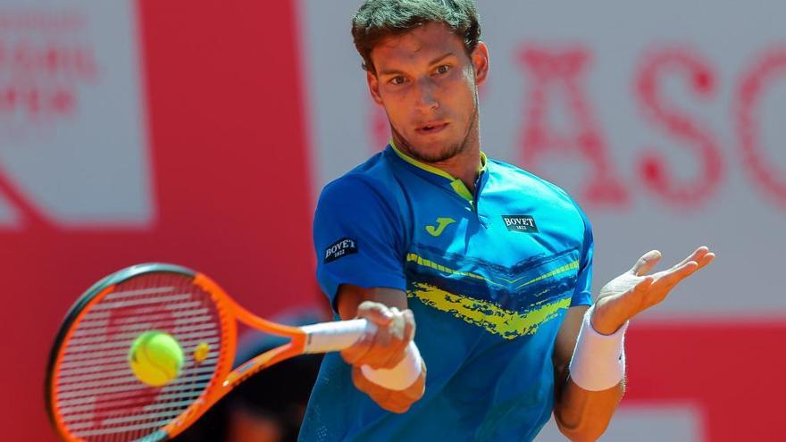 Pablo Carreño, en un partido en Estoril.