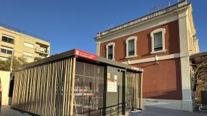 El Bicitancat instalado en Vilafranca del Penedès, la primera experiencia piloto que el Govern contempla extender a otras poblaciones.