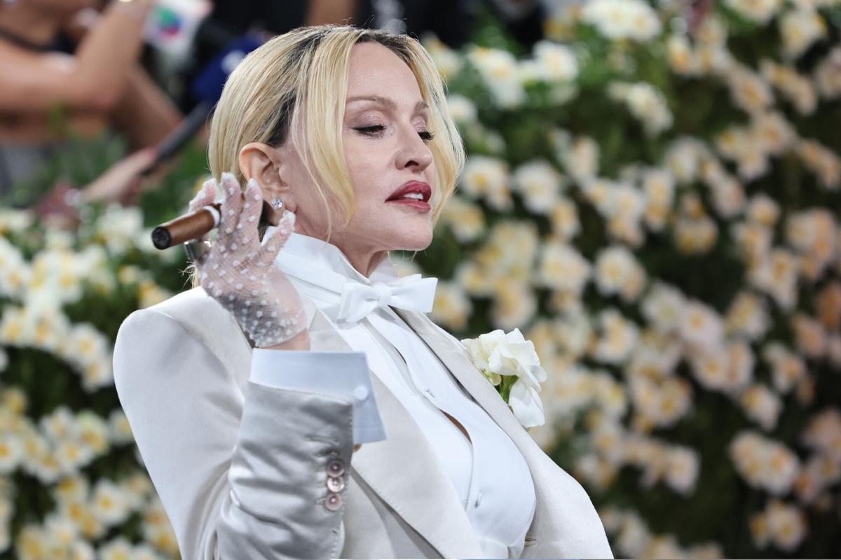 Madonna en la alfombra roja para la Met Gala 2025, en una fotografía de archivo.