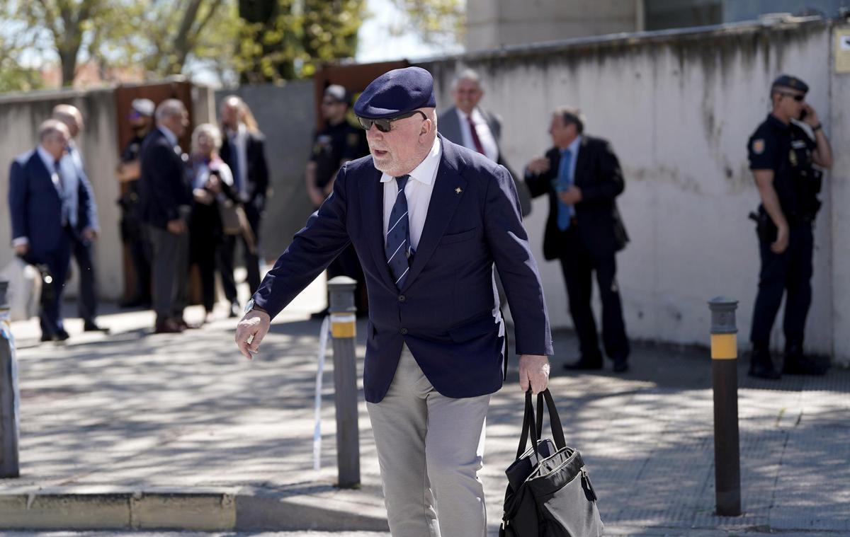 El excomisario de la Policía José Manuel Villarejo. Juicio de la Operación Kitchen, en la Audiencia Nacional.