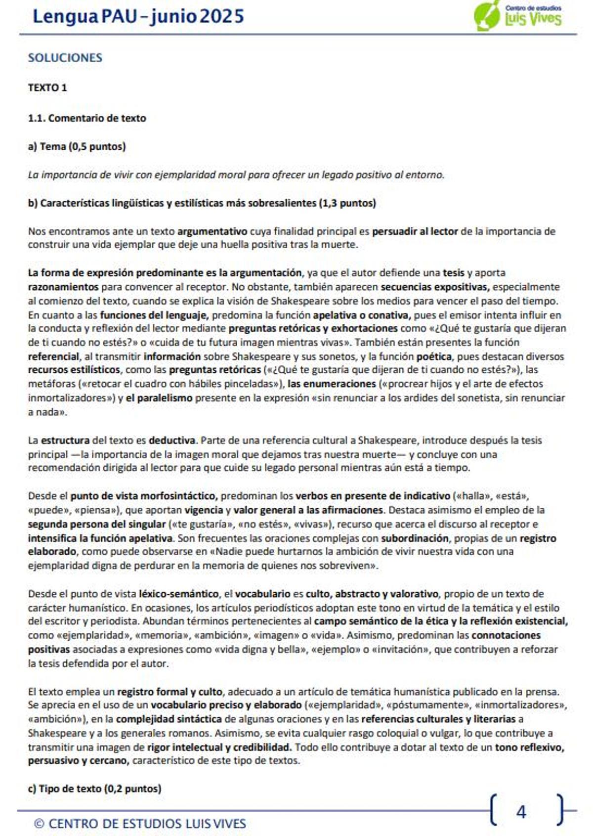 Examen de Lengua Castellana y Literatura de la PAU de Madrid en la modalidad de Ciencias y Tecnología
