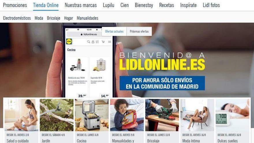 Lidl abre la tienda online de bazar en toda España