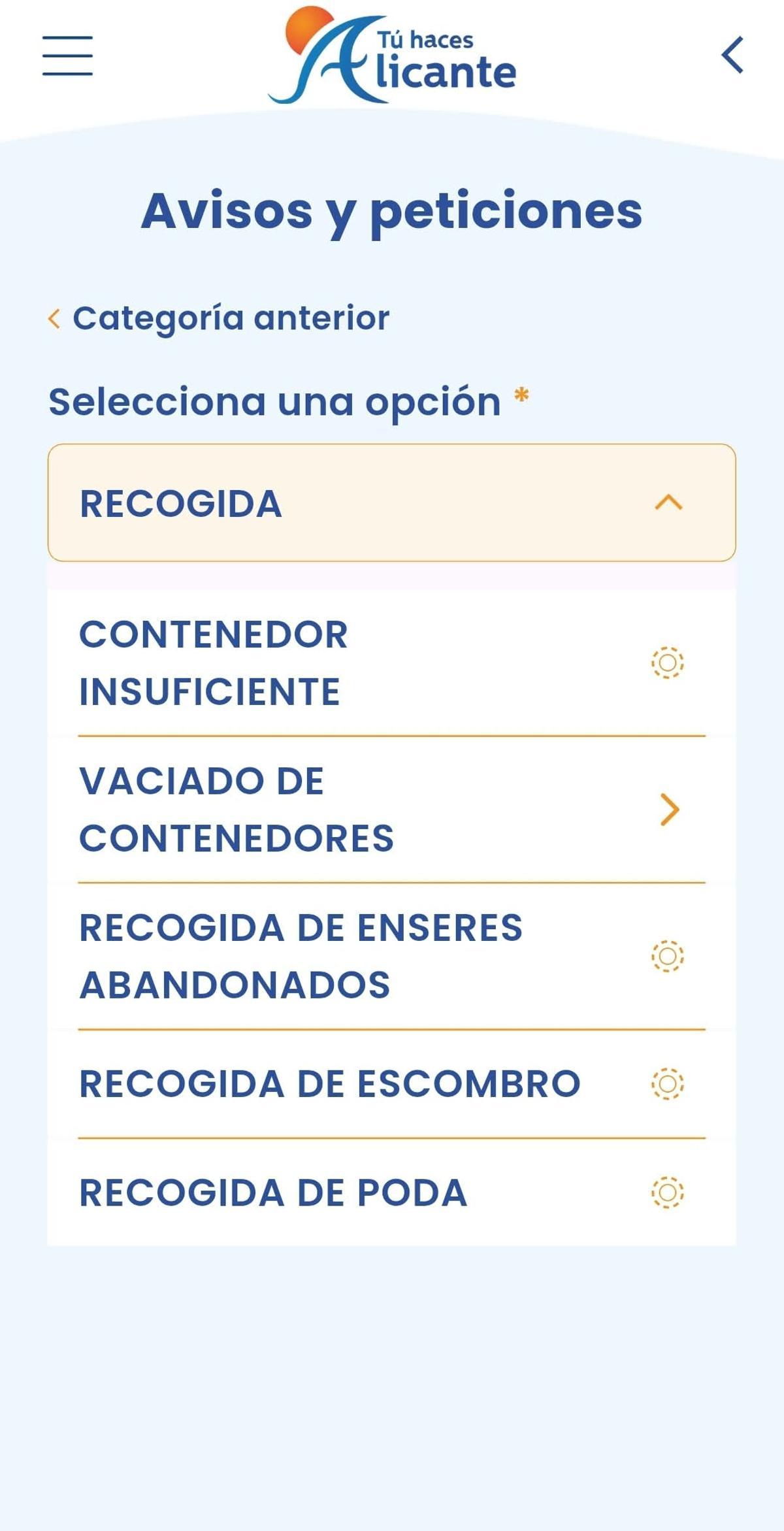 Así funciona el nuevo canal de incidencias de limpieza en la app "Tú Haces Alicante" Así funciona el nuevo canal de incidencias de limpieza en la app "Tú Haces Alicante"