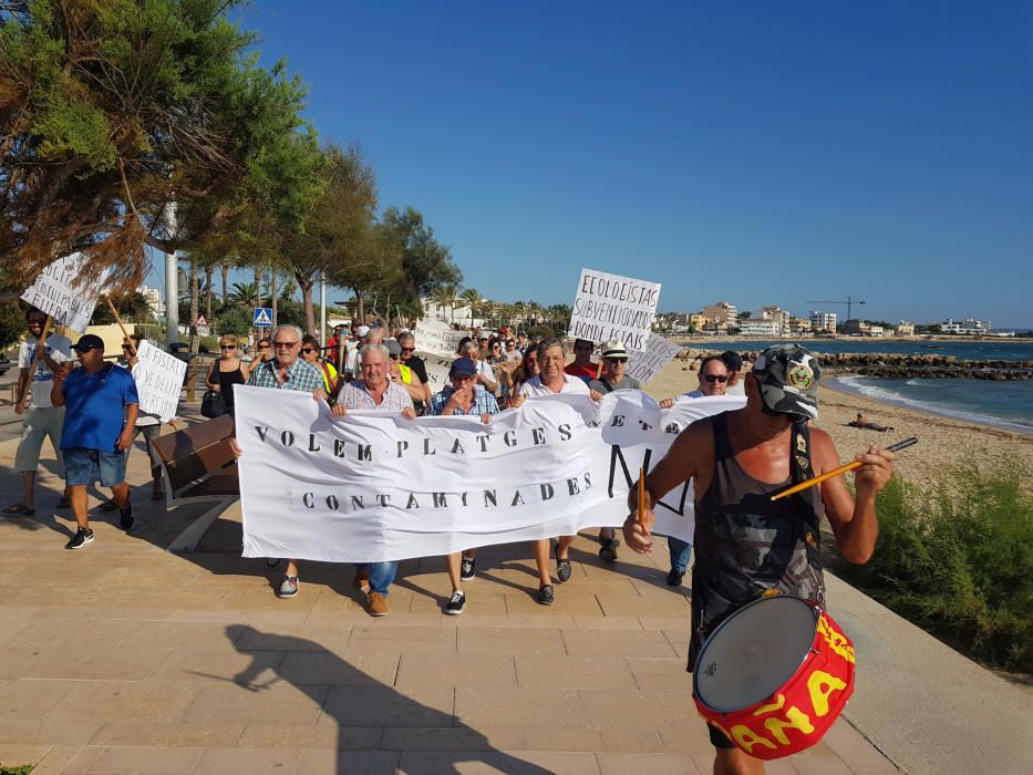 Demo für saubere Strände in Palma de Mallorca