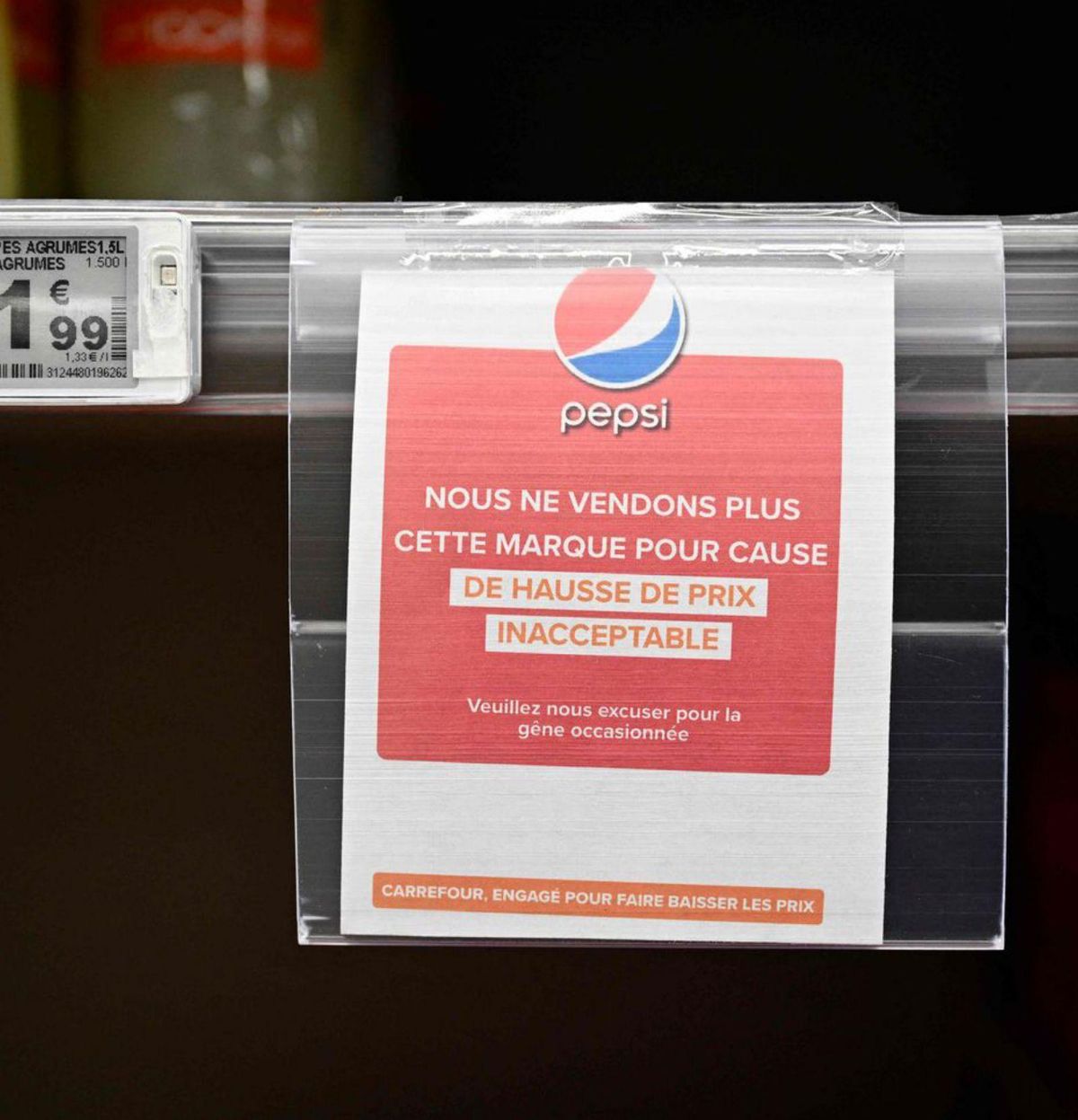 Carrefour estén el veto a PepsiCo a Espanya i altres països europeus Carrefour estén el veto a PepsiCo a Espanya i altres països europeus