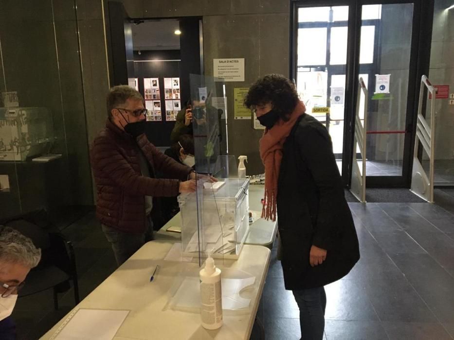 Votació dels candidats gironins a les eleccions c