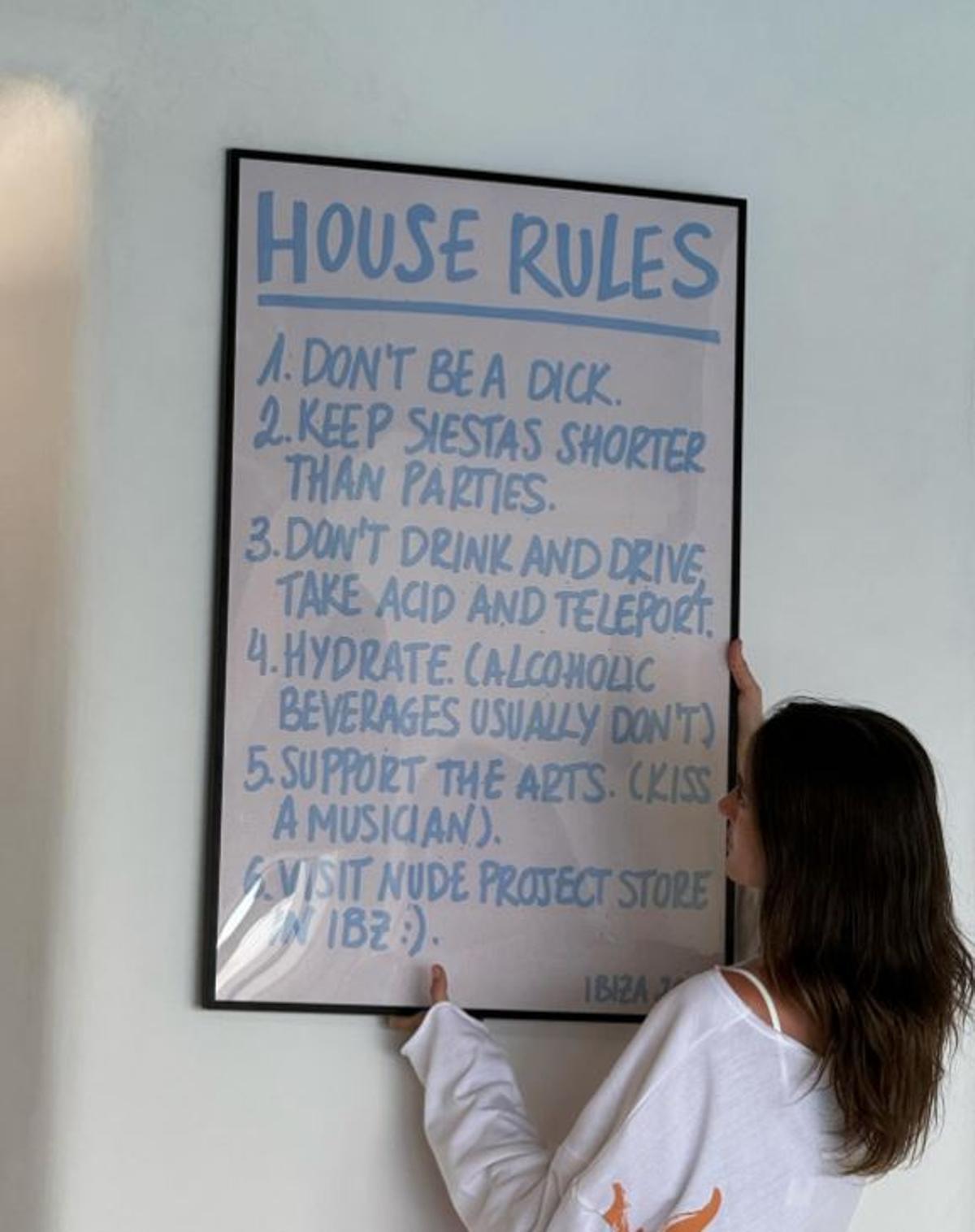 Las normas de la casa