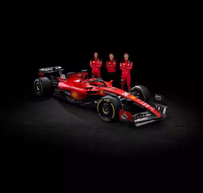Así es el nuevo Ferrari de Carlos Sainz y Leclerc para el Mundial de Fórmula 1 2023