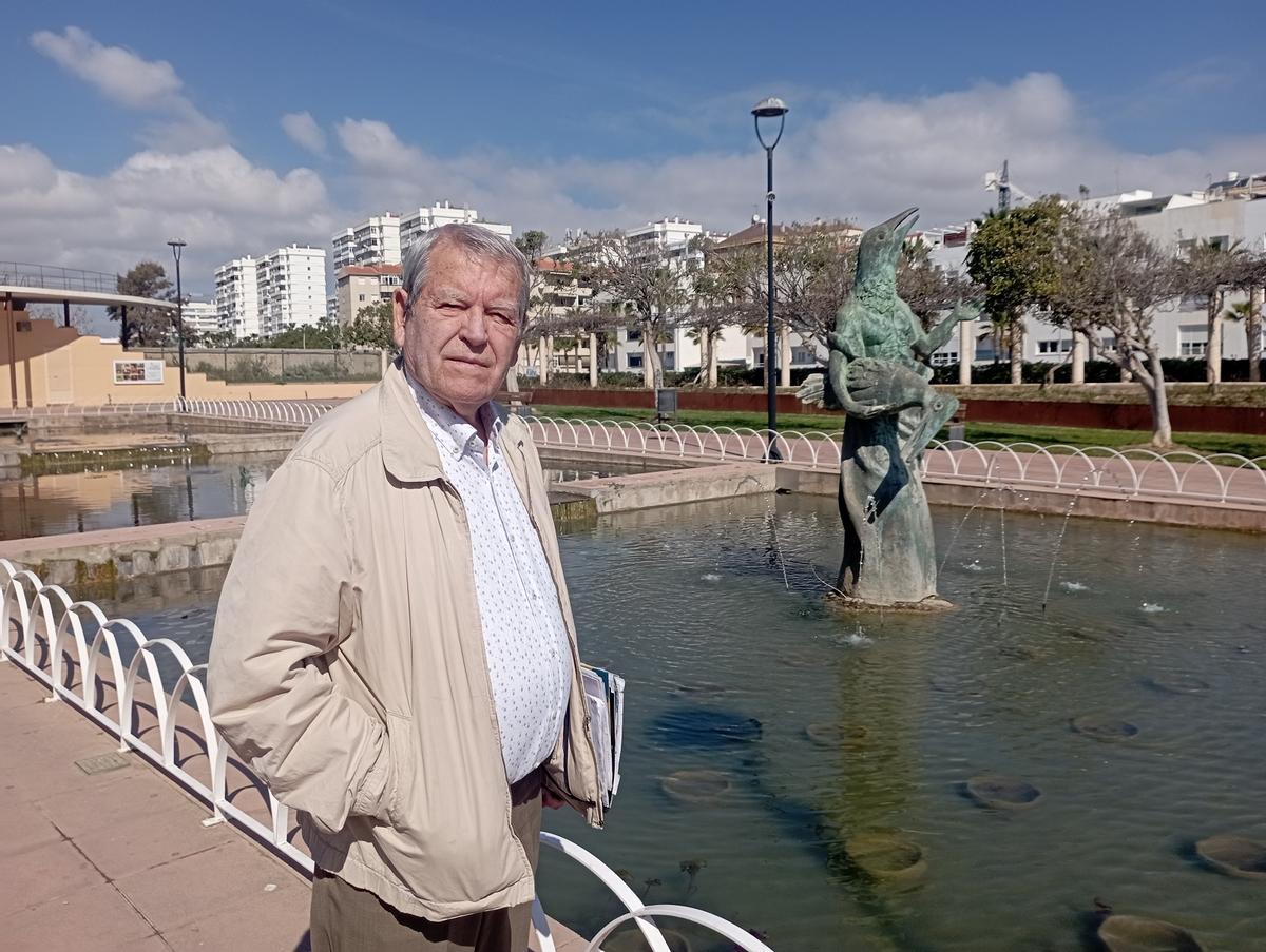 José Antonio Sierra, promotor del Círculo de Amigos del Parque del Oeste.