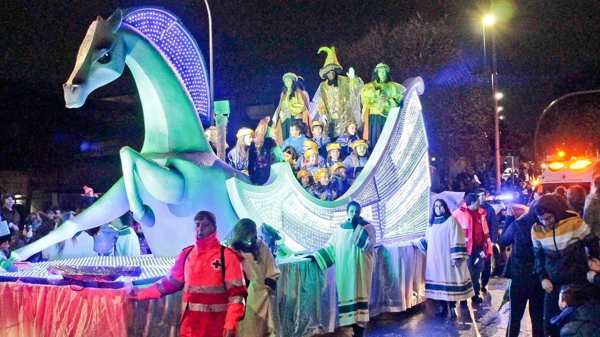 Cabalgata de Reyes en una instantánea de la fototeca.